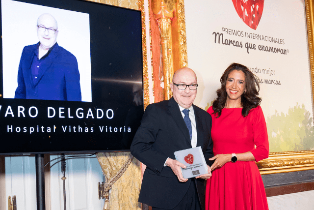 Álvaro Delgado Premio Honorífico Impecable trayectoria y valía reputacional en la II Edición de Premios Internacionales Marcas que Enamoran 2023