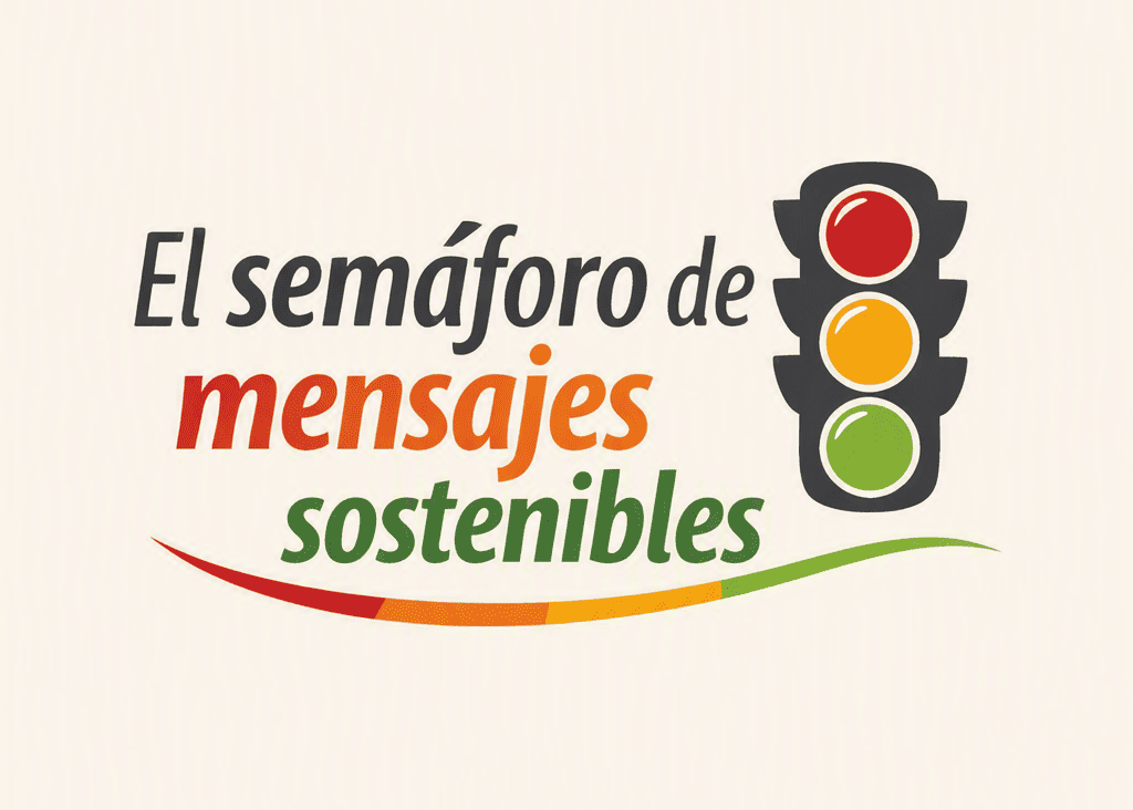 El semáforo de mensajes sostenibles de Marcas que Enamoran®